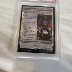 MTG Summon: Bahamut Magic: The Gathering Final Fantasy Mythic #0001 PSA 9 POP 6 - Image 3