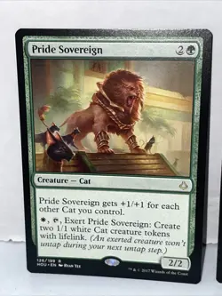 Magic The Gathering Mtg Green - Pride Sovereign x4 - Rare - NM Playset - Image 2