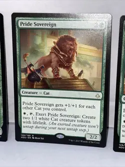 Magic The Gathering Mtg Green - Pride Sovereign x4 - Rare - NM Playset - Image 3