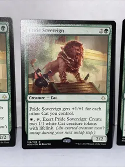 Magic The Gathering Mtg Green - Pride Sovereign x4 - Rare - NM Playset - Image 4