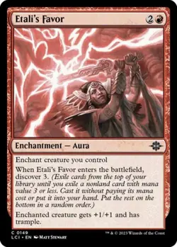 Etali's Favor -Foil Near Mint MTG The Lost Caverns of Ixalan - Image 1