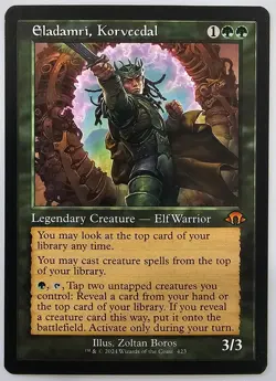 Eladamri, Korvecdal (Retro Frame) #423 (NM) Modern Horizons 3 MH3 Magic MTG - Image 1