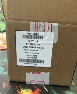 Brand New Sealed MTG Final Fantasy Collector Commander Decks Full Set - Image 2