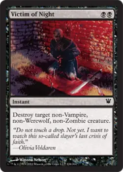 Victim of Night - Medium Play MTG Innistrad - Image 1