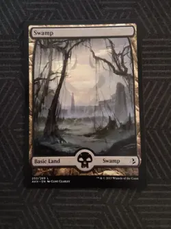 mtg swamp full art 252 amonkhet - Image 1