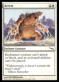 Arrest Mirrodin MTG Magic the Gathering card - Image 1