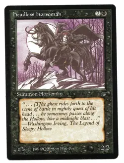 Magic the Gathering MTG Card: Headless Horseman Legends Rare! NM - Image 1