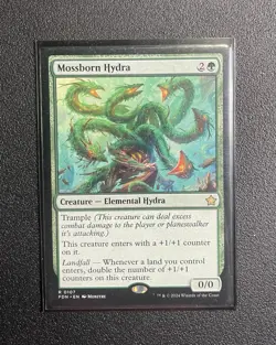 Mossborn Hydra Foundations #107 Regular Rare MTG (MINT) - Image 1