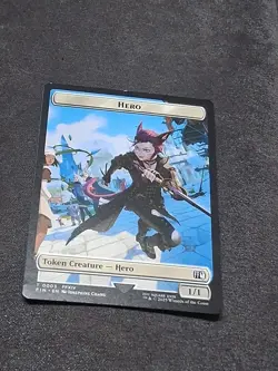 TOKEN - Wizard / Hero, Final Fantasy, FIN MTG TCG - Image 2