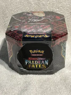Pokemon Paldean Fates Charizard EX Tin 4 Boosters (New/Factory Sealed) Hot!! - Image 3