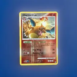 Charizard Holo 2009 Pokemon Platinum Arceus Cracked Ice #1/99 LP Reverse - Image 1