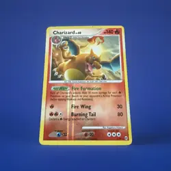 Charizard Holo 2009 Pokemon Platinum Arceus Cracked Ice #1/99 LP Reverse - Image 2