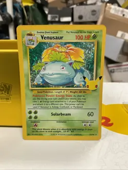 Pokemon Celebrations Venusaur 15/102 Classic Collection Holo Near Mint Card 25th - Image 1
