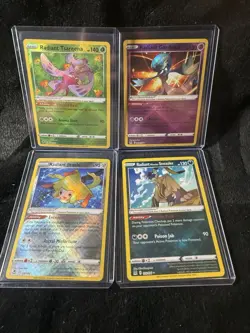 2022 Pokemon NM Radiant Card Lot x4: Jirachi, Sneasler, Gardevoir, Tsareena - Image 1