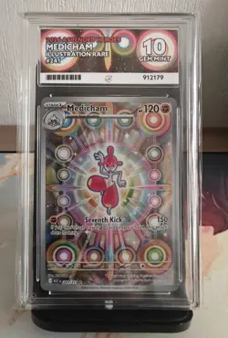 Pokemon Graded Card - Medicham 241/217 IR - Ascended Heroes - ACE 10 Gem Mint - Image 1