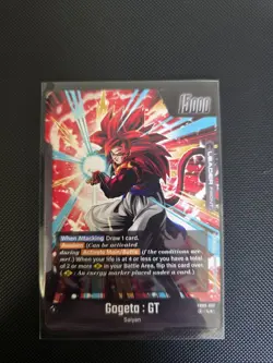Bandai Dragon Ball Super Card Game FB09-097 Gogeta GT Leader Foil Awaken 2 Cards - Image 2