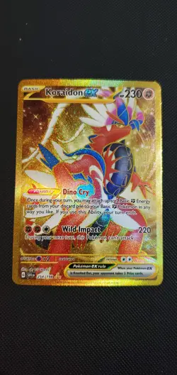 Koraidon EX 254/198 SV01 Hyper Rare Card Near Mint Condition - Image 1