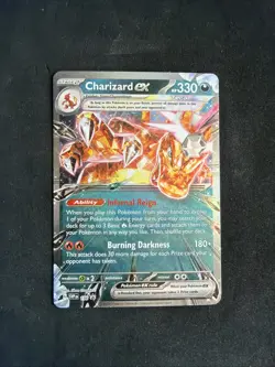Charizard ex 196 Sv: Scarlet & Violet Promo Cards Holo NM - Image 2