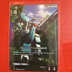 Gundam Leopard U+ Gundam Card Game Dual Impact GD02-060 Alternate Art - Image 1