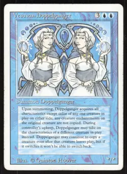 Vesuvan Doppelganger Rare Revised Edition Magic: The Gathering Moderately Played - Image 1