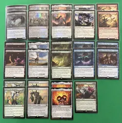 Magic the Gathering Foundations Lot of 27 Mythic - Massacre Wurm Mazes End - Image 1
