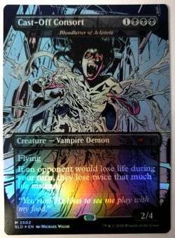 Cast-Off Consort (Bloodletter of Aclazotz) - FOIL Mythic - MTG Secret Lair 2502 - Image 1