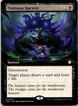 Ominous Harvest (Extended Art) R Commander: Secrets of Strixhaven 77 NM - Image 1