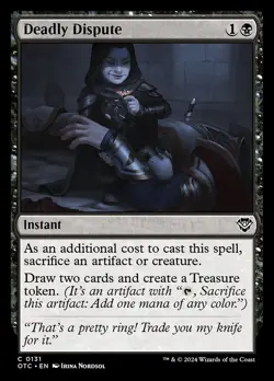 MTG Deadly Dispute ** Outlaws of Thunder Junction Commander ** English - Image 1