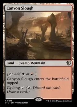 MTG Canyon Slough ** Outlaws of Thunder Junction Commander ** English - Image 1