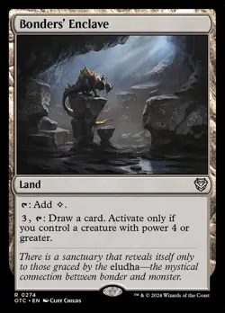 MTG Bonders' Enclave ** Outlaws of Thunder Junction Commander ** English - Image 1