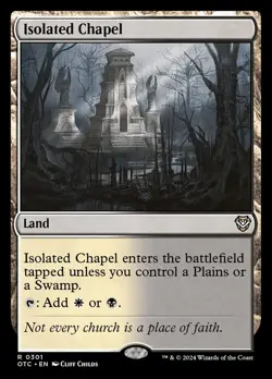 MTG Isolated Chapel ** Outlaws of Thunder Junction Commander ** English - Image 1