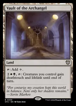 MTG Vault of the Archangel ** Outlaws of Thunder Junction Commander ** English - Image 1