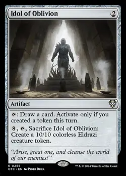 MTG Idol of Oblivion ** Outlaws of Thunder Junction Commander ** English - Image 1