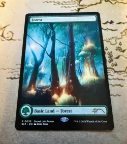 x5 MTG Forest (0035) MagicCon Secret Lair Lotus Land MT/NM John Avon - Image 2