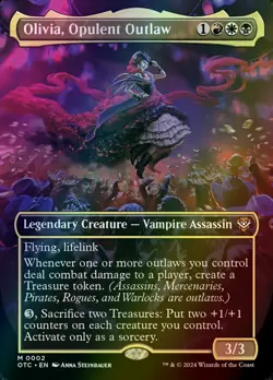 MTG Olivia, Opulent Outlaw Borderless Foil ** otc ** En - Image 1