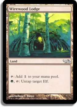 1x Wirewood Lodge Heavy Play MTG Magic - Kid Icarus - - Image 1
