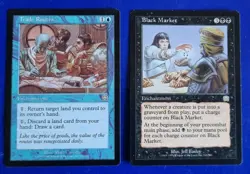 Trade Routes + Black Market - Mercadian Masques '99 - Magic The Gathering - MTG - Image 1