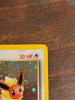 1999 Pokemon Eevee #11 Black Star Promo WOTC Holo Rare LP+ - PERFECT SWIRL - Image 3