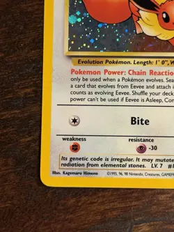 1999 Pokemon Eevee #11 Black Star Promo WOTC Holo Rare LP+ - PERFECT SWIRL - Image 5