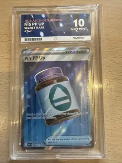 N's PP Up 262/217 Ascended Heroes Pokemon TCG GRADE ACE 10 GEM Mint - Image 1