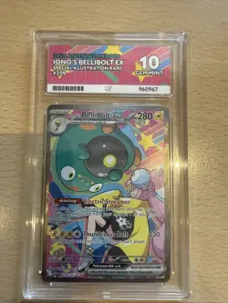 Pokemon Iono’s Bellibolt SIR 279/217 Ascended Heroes Ace Gem Mint 10 - Image 1