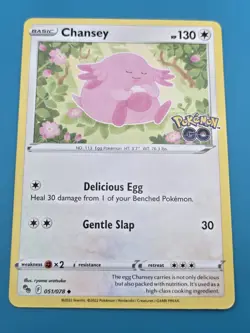 Chansey 51/78 Pokemon Pokemon Go NM - Image 1