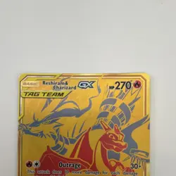 Reshiram & Charizard GX SM247 Sun & Moon Promo TAG TEAM Holo Promo Pokemon TCG - Image 3