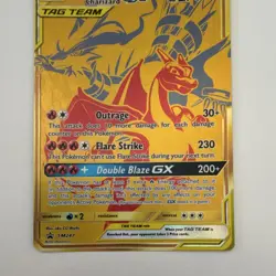 Reshiram & Charizard GX SM247 Sun & Moon Promo TAG TEAM Holo Promo Pokemon TCG - Image 4