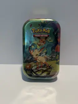 Pokemon Cards - Prismatic Evolutions Leafeon Mini Tin Factory Sealed - Image 1