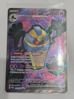 Pokemon TCG, Cofagrigus Ex 224/182 - Paradox Rift - Image 1