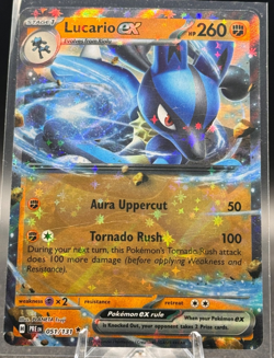 Lucario ex 051/131 Sv: Prismatic Evolutions Holo Pokemon TCG - Image 1