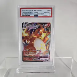 PSA 10 JAPANESE POKEMON 2020 CHARIZARD VMAX STARTER SET #002🔥 FULL ART - Image 1