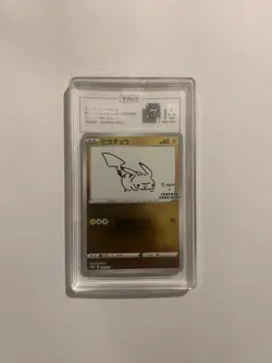 Pokemon Pikachu YU NAGABA EVENT 10 Promo 208/S-P Reverse Holo TAG 10 2021 - Image 1