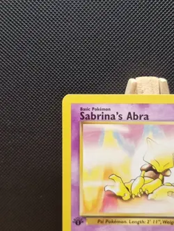 Pokemon 2000 WOTC 1st Edition Gym Challenge Sabrina's Abra 93/132 - Near Mint - Image 3